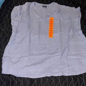 New splendid Light Gray Short Sleeve Top xxl